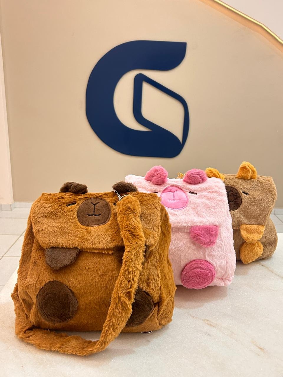 MOCHILA INFANTIL CAPIVARA C1182