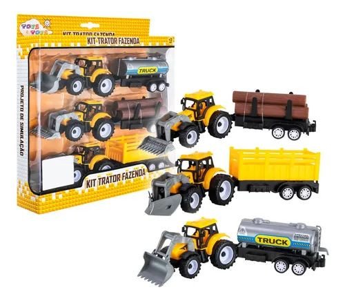KIT TRATOR FAZENDA 3 PEÇAS 978637