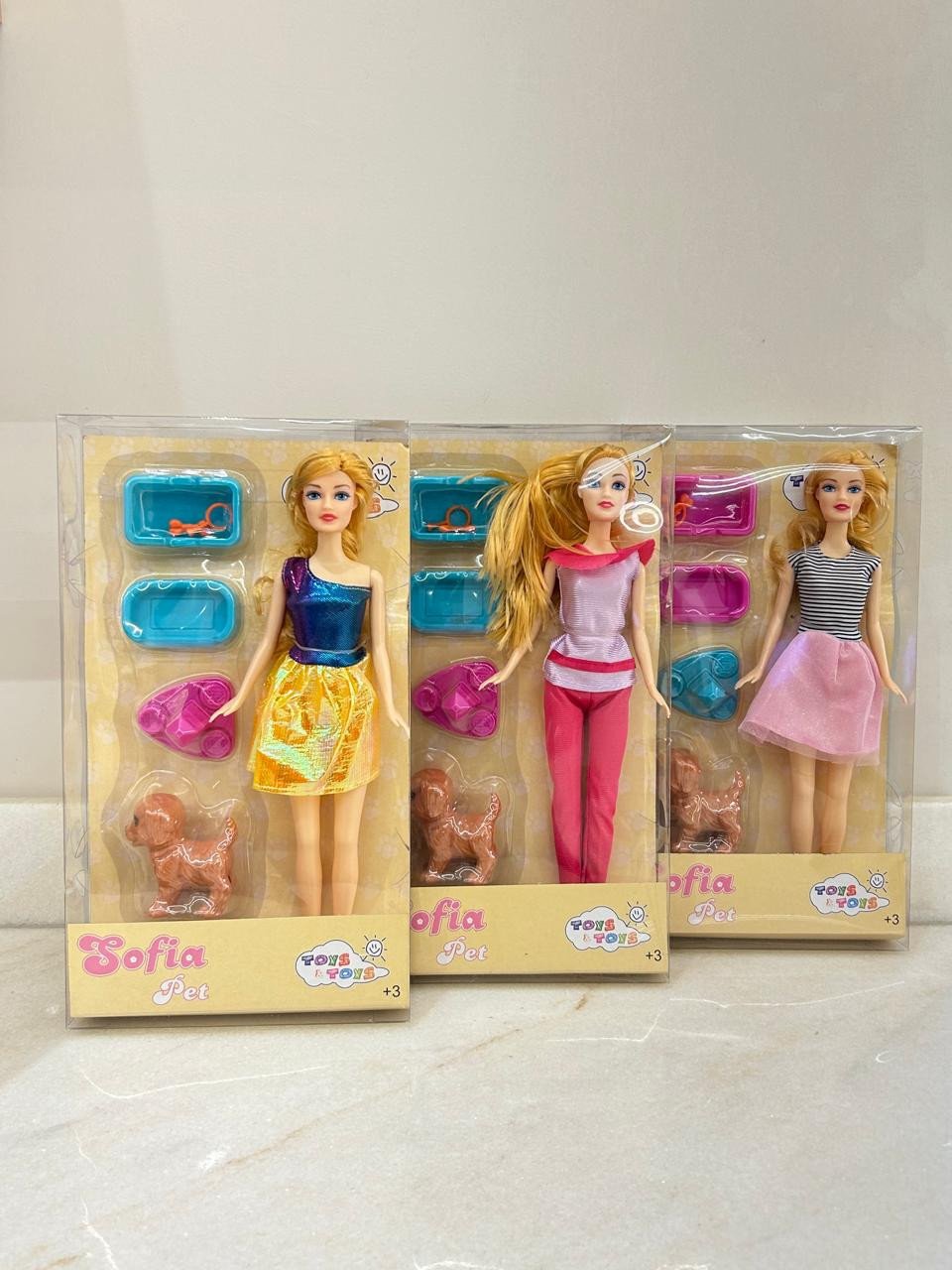 BONECA SOFIA PET C/ACESSÓRIOS 556889