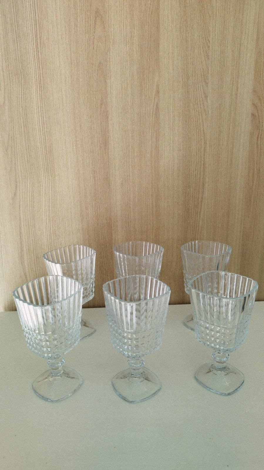TAÇA DE VIDRO BRESCIA 6 PEÇAS CLEAR 3162