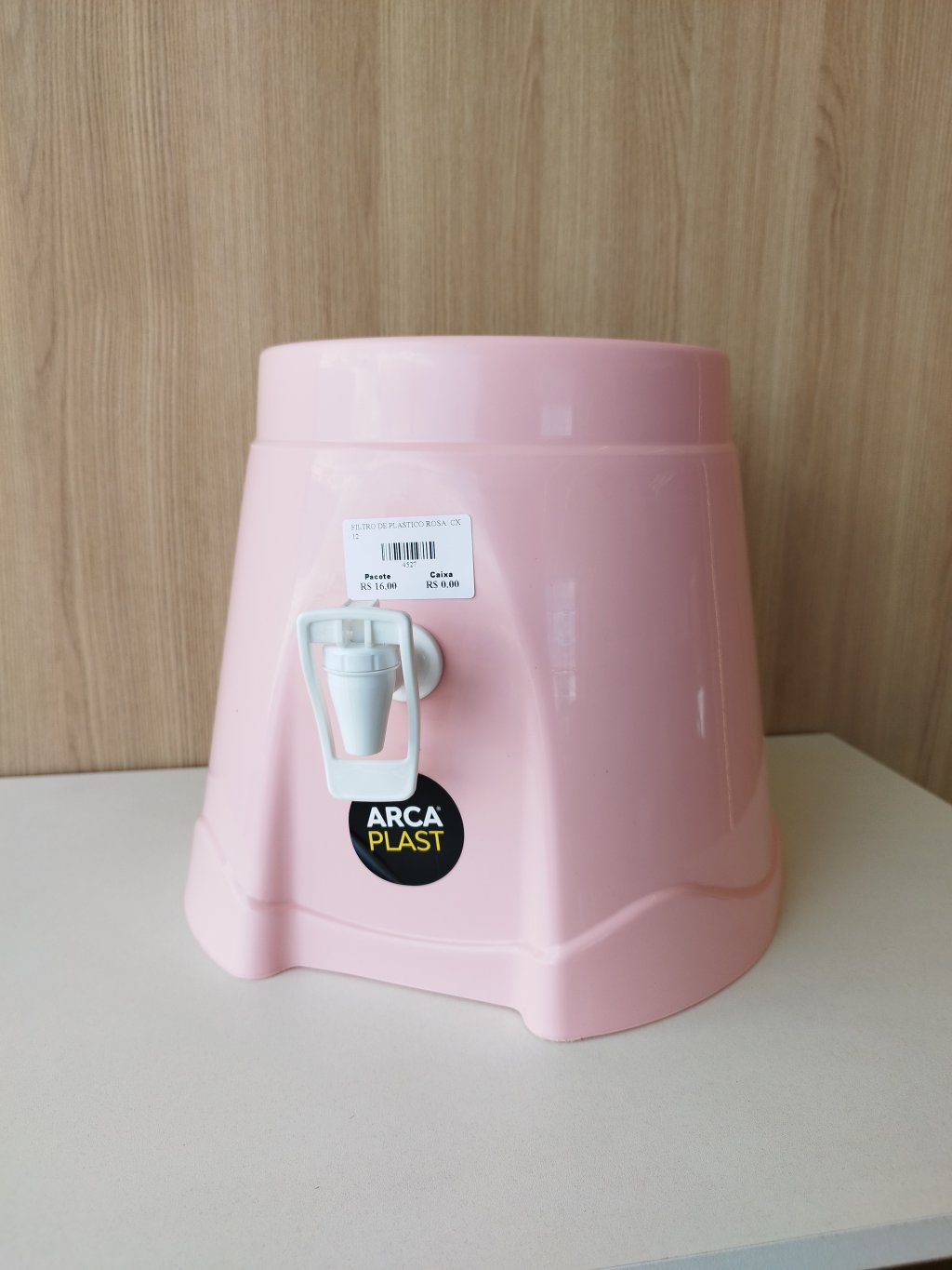 FILTRO DE PLÁSTICO ROSA 