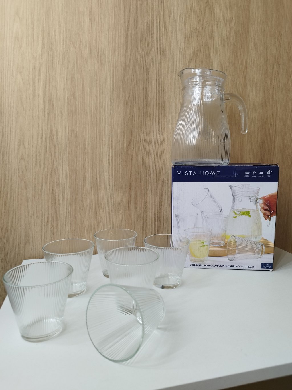 CONJUNTO JARRA E COPO 7 PEÇAS 3045