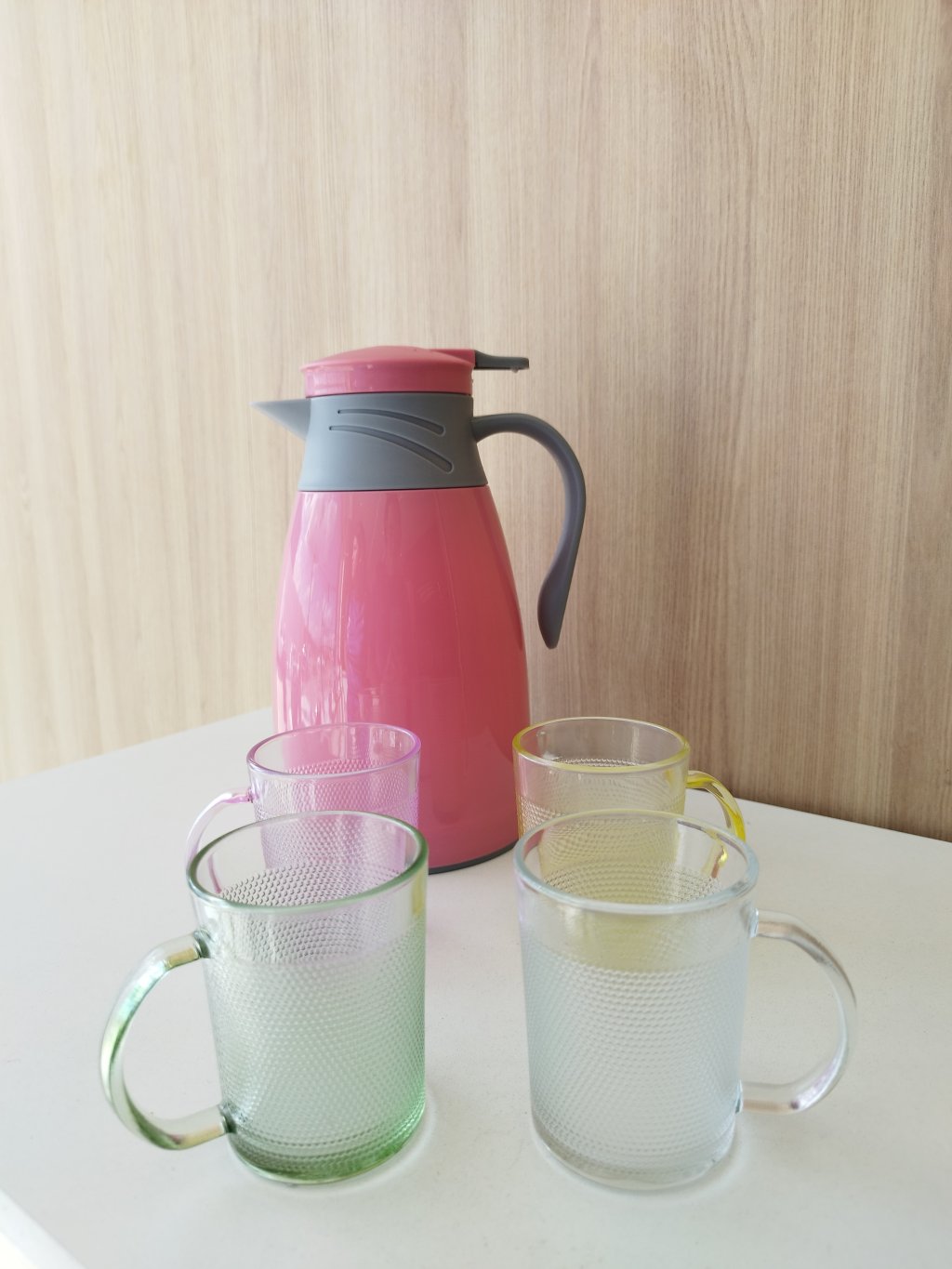GARRAFA TÉRMICA + 4 CANECA A00133