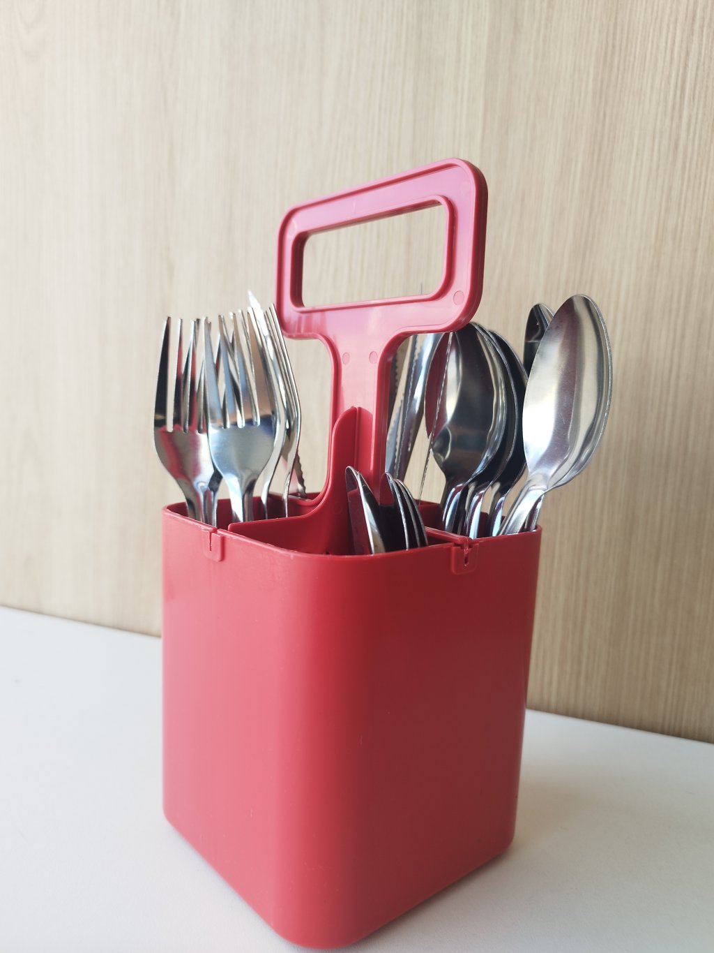 KIT TALHERES VERONA VERMELHO 25 PÇS 43645