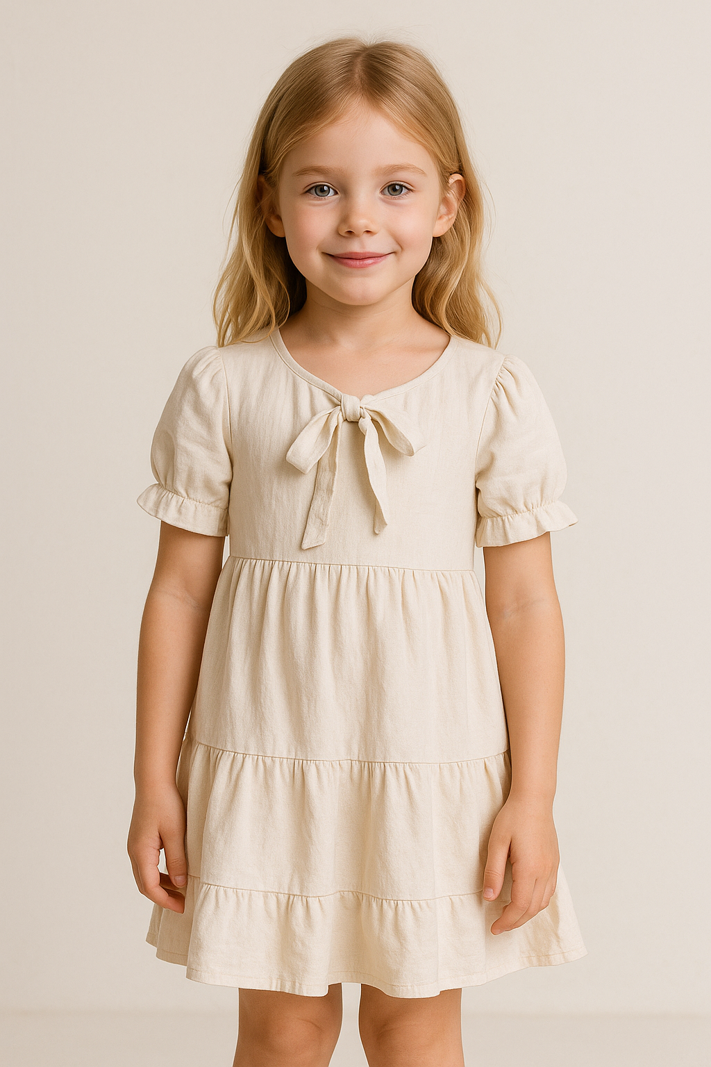 Vestido viscose infantil.red:06