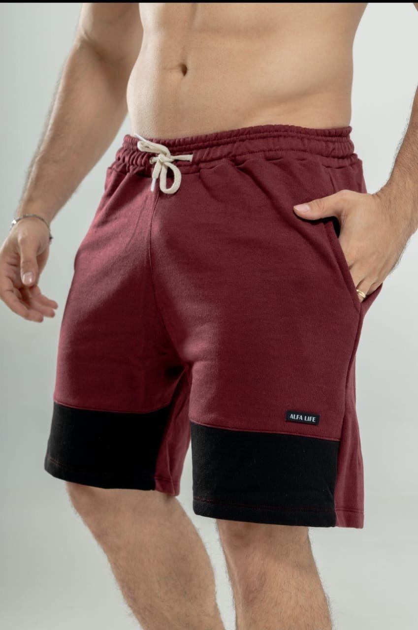 Bermuda Moletom Recorte frontal REF: 1022