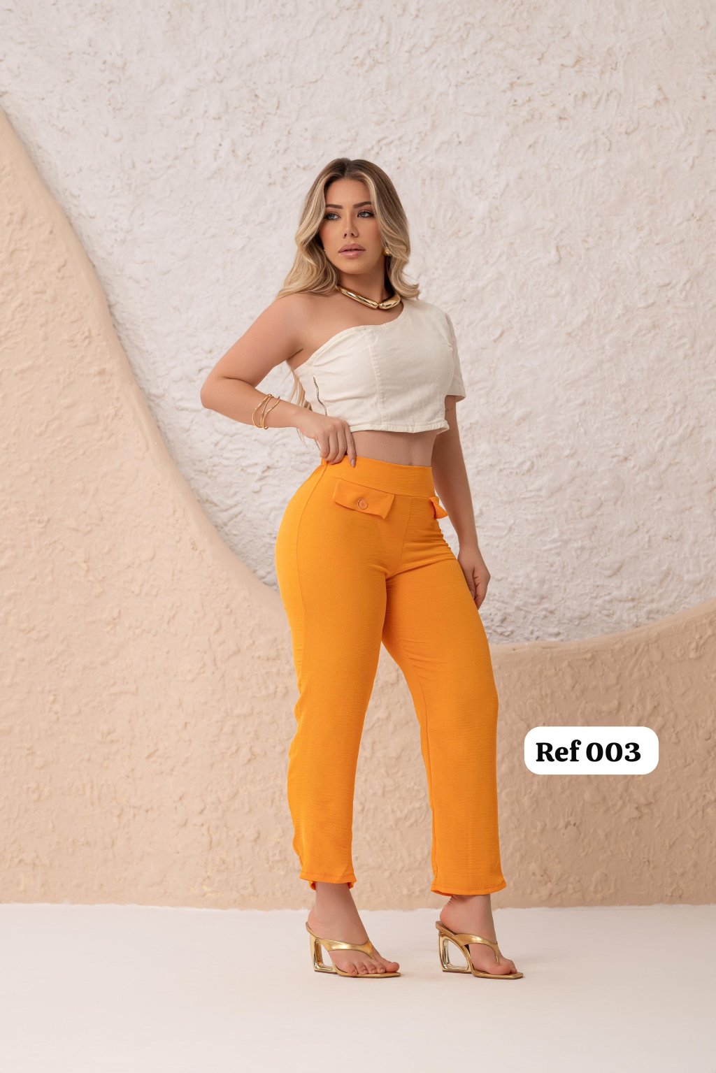 Calça no duna trabalhado ref : 003