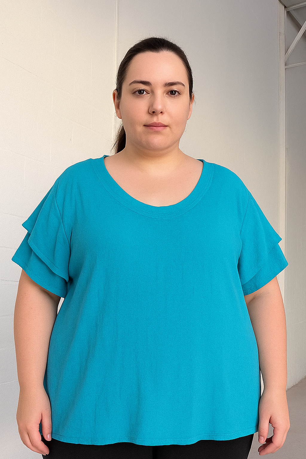 Blusa plus size no viscose g1 ao g3 ref:2003