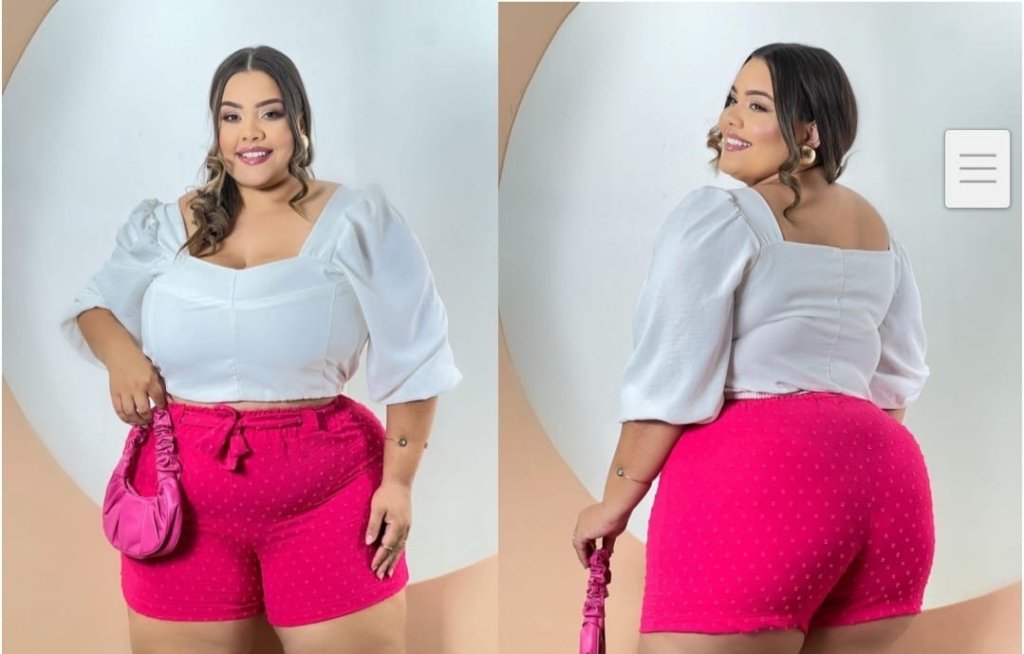 Short Plus Duna Trabalhado REF: 420