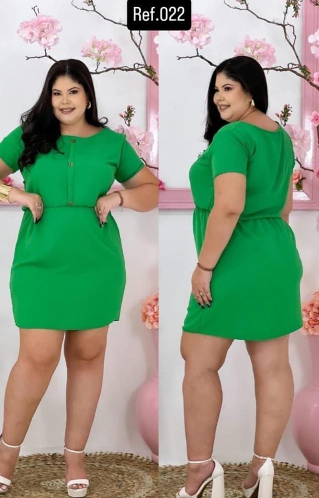 Vestido plus Duna REF: 768