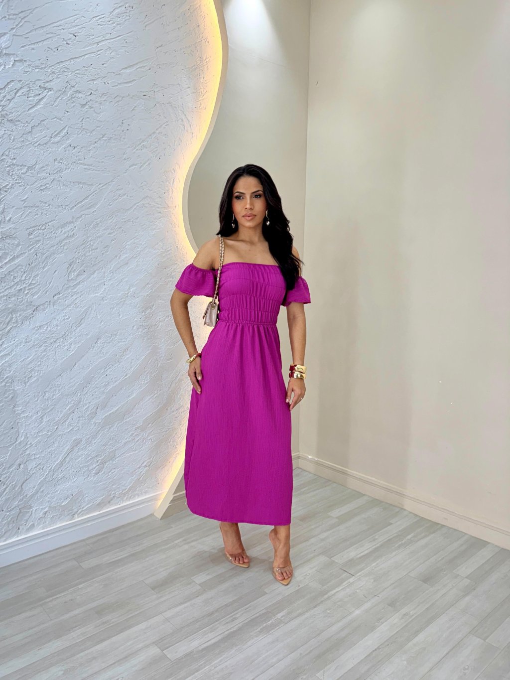 Vestido Longo viscose REF: 065