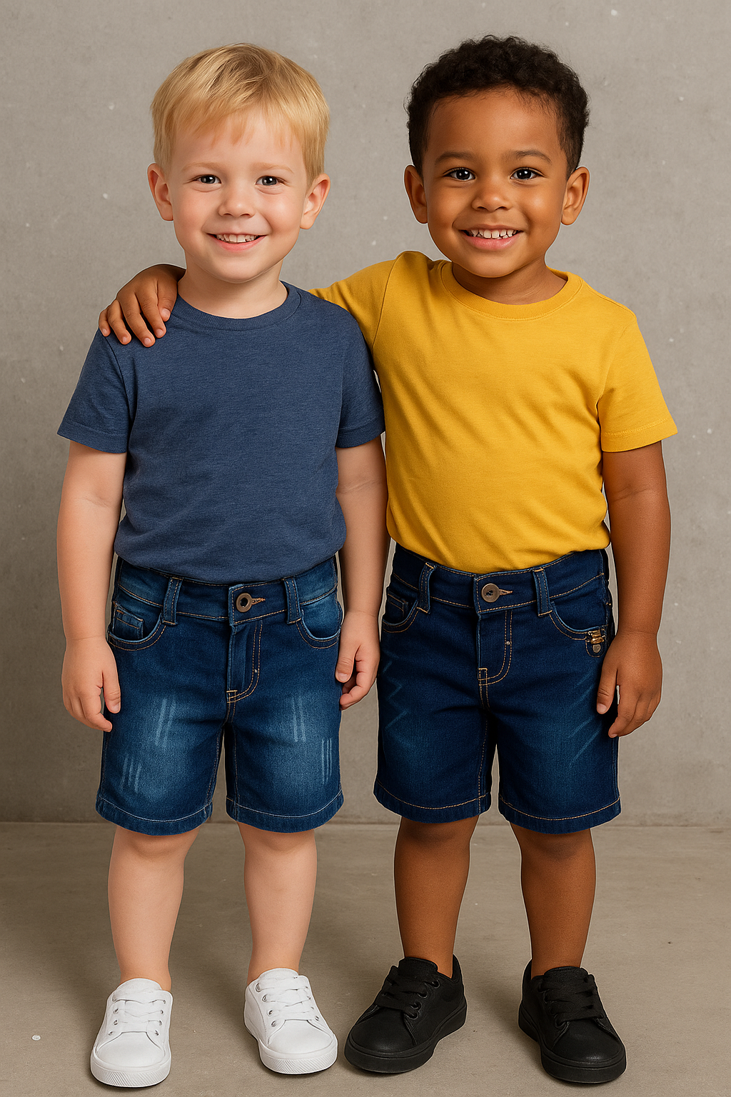 Bermuda jeans com Lycra REF: 003