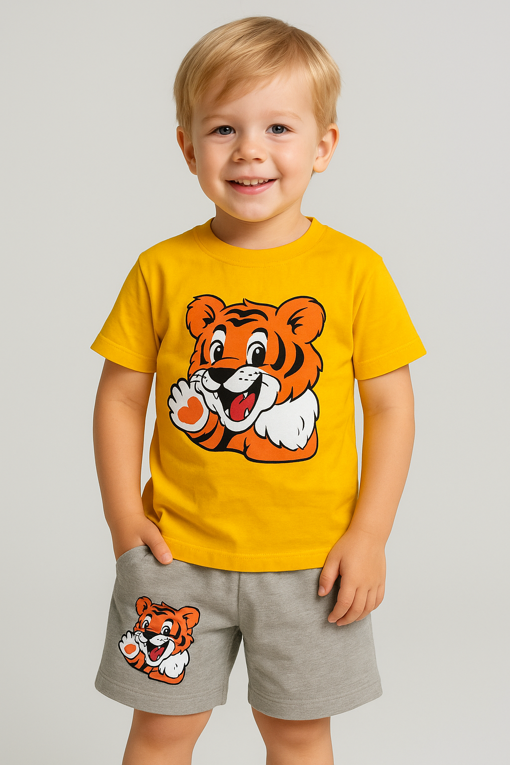 Conjunto Inf Short e camisa Estampada REF: 017