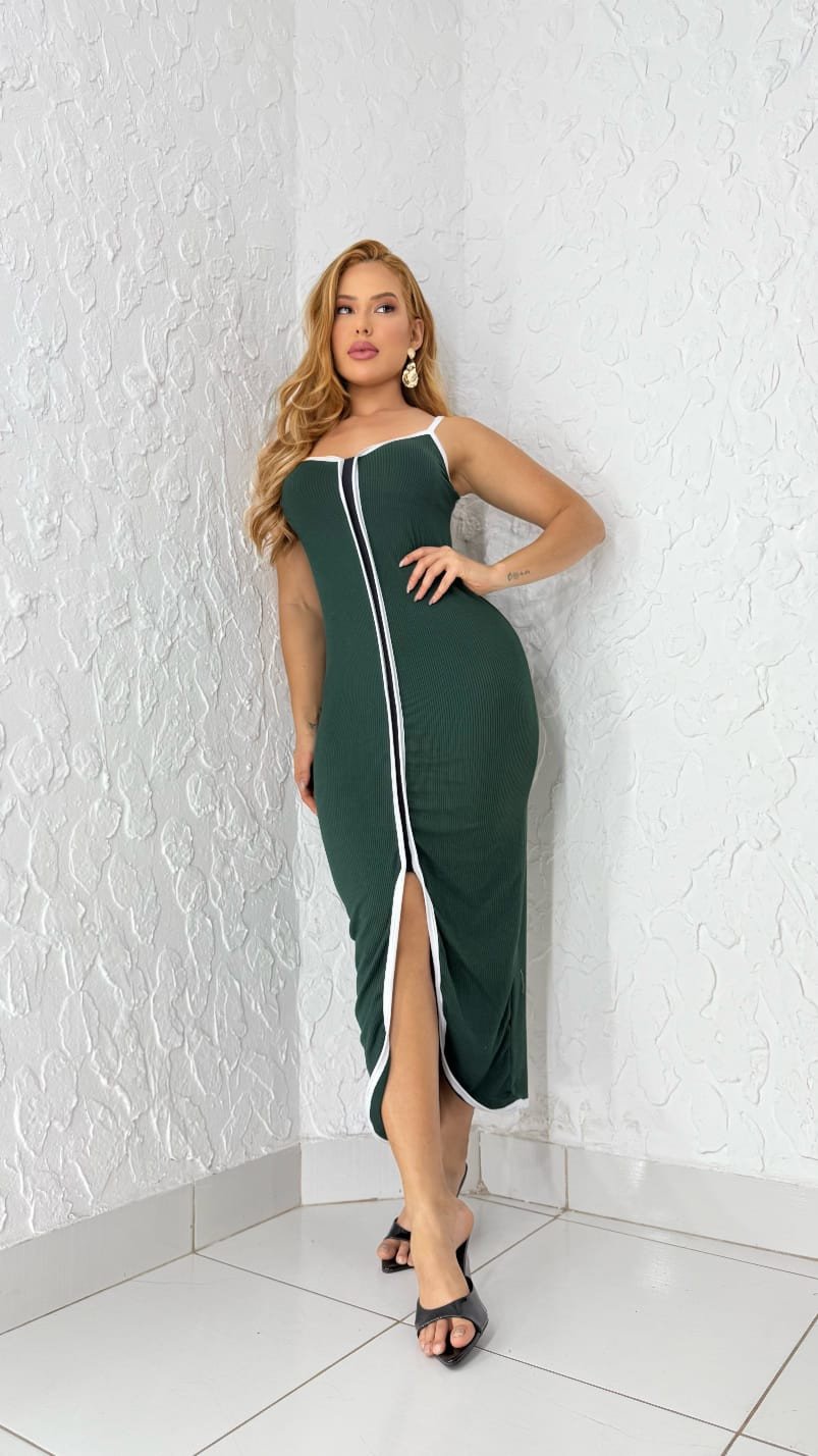 Vestido Canelado REF: 2121