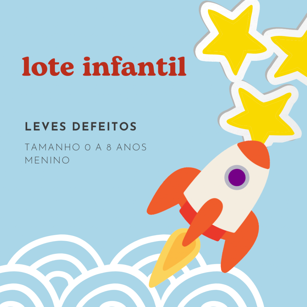 Lote LD2201 Infantil MENINO - Leves Defeitos , 45 unidades 