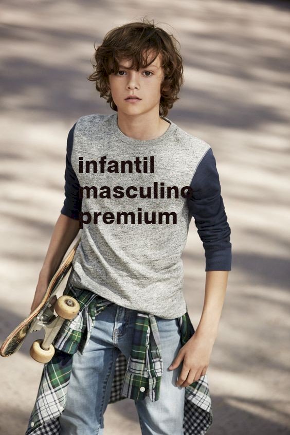 Lote CR0122 - Lote infantil masculino premium inverno 7-14 anos - 15 peças