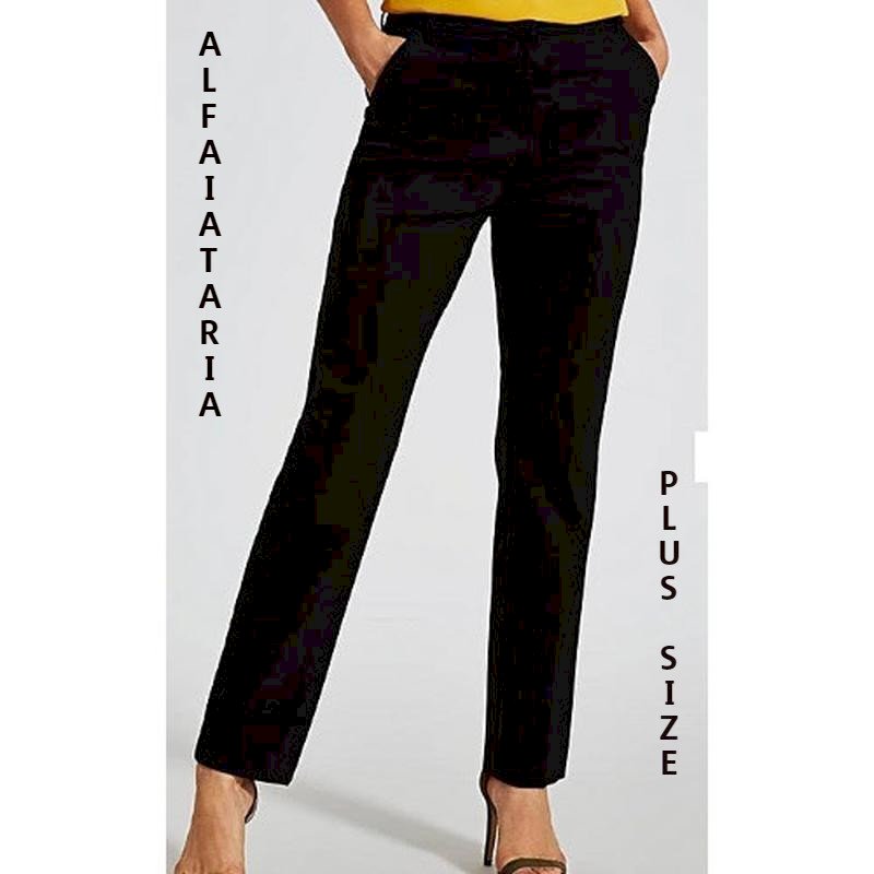 Lote GC2237A - Calças de alfaiataria plus size - 15 peças