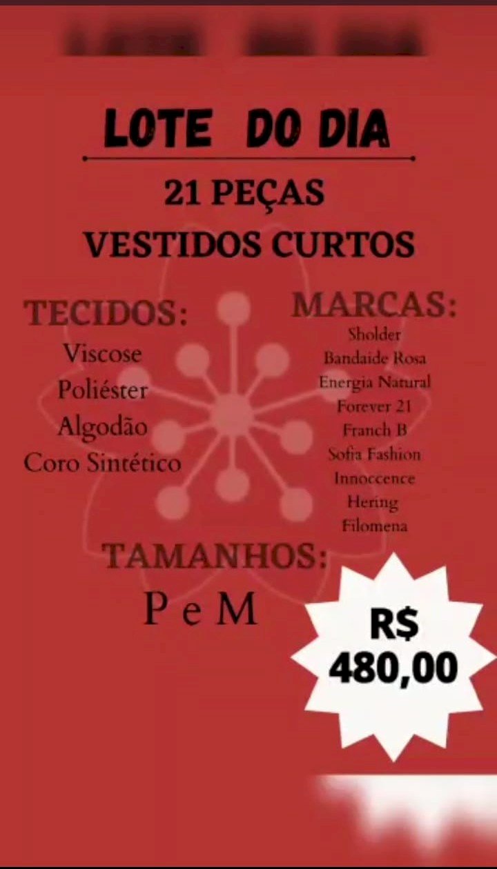 Lote MNK2220 - Vestidos - 21 peças