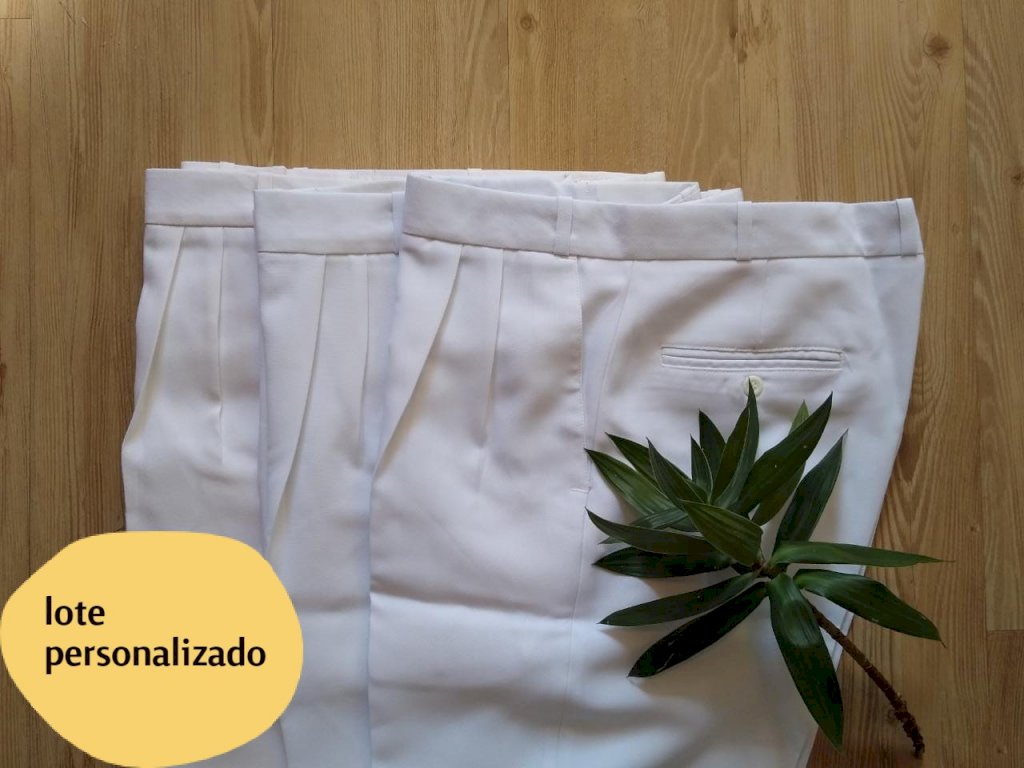 Lote JO0522 - Calças de alfaiataria masculinas