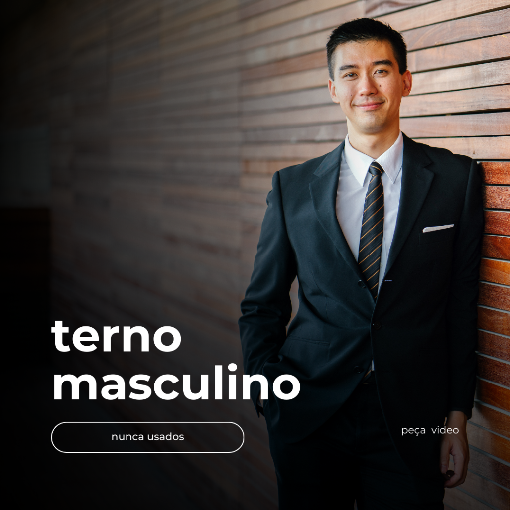 GC2458 -  7 ternos masculinos nunca usado