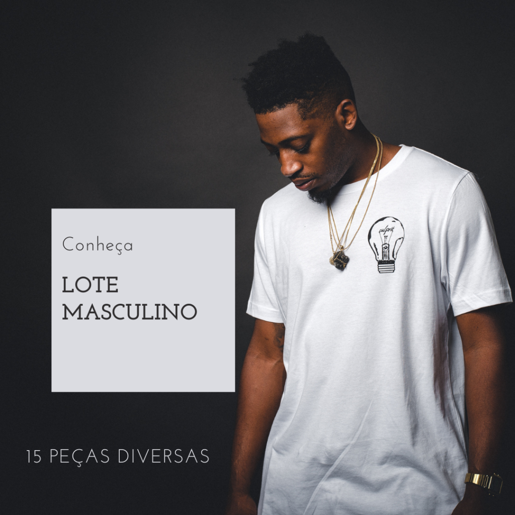 GC2495 - Lote masculino 15 itens usados