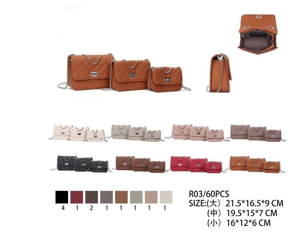 VIL2501 - Lote com 45 bolsas nunca usadas