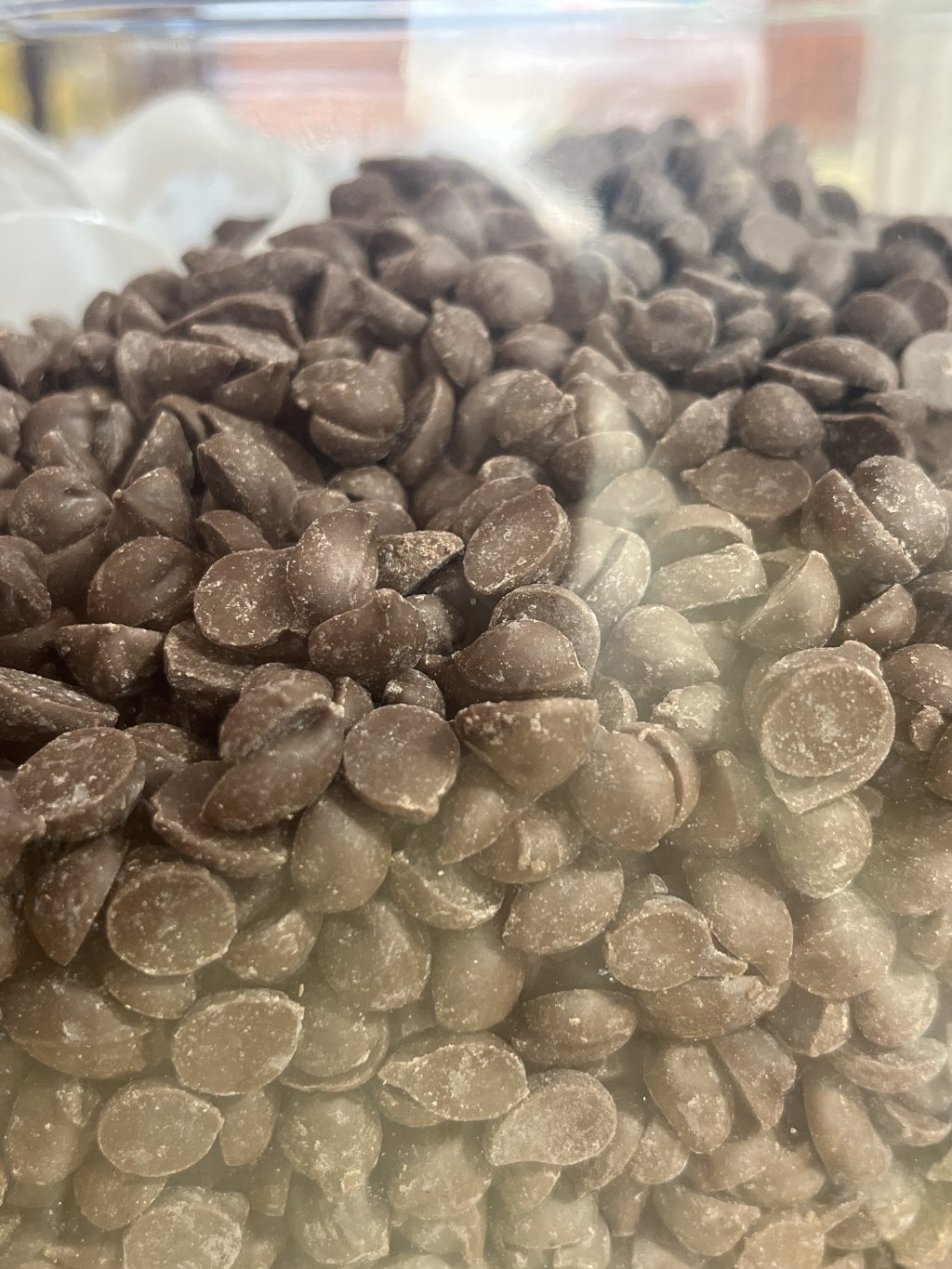 Gotas de chocolate meio amargo 