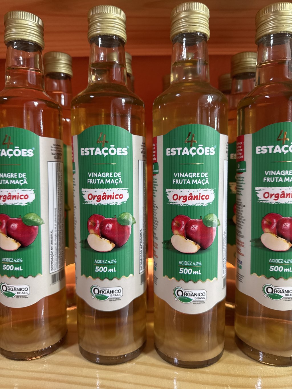 VINAGRE DE MAÇÃ ORGÂNICO 500ml