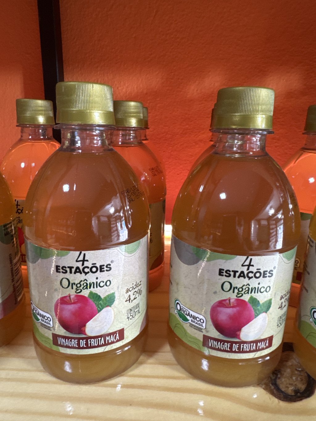 VINAGRE DE MAÇÃ ORGÂNICO 450ml