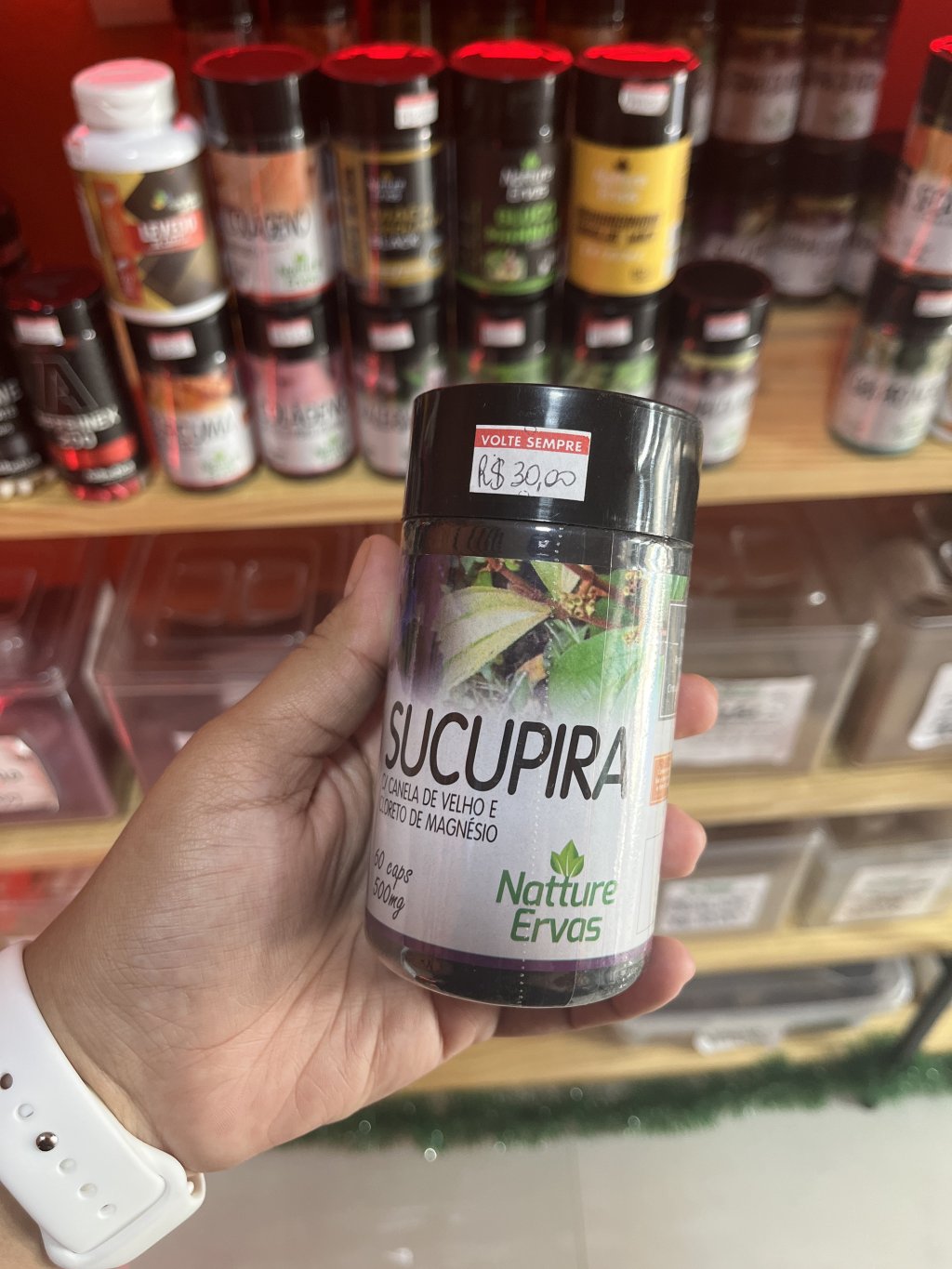 SUCUPIRA C/ CANELA DE VELHO E CLORETO DE MAGNÉSIO 