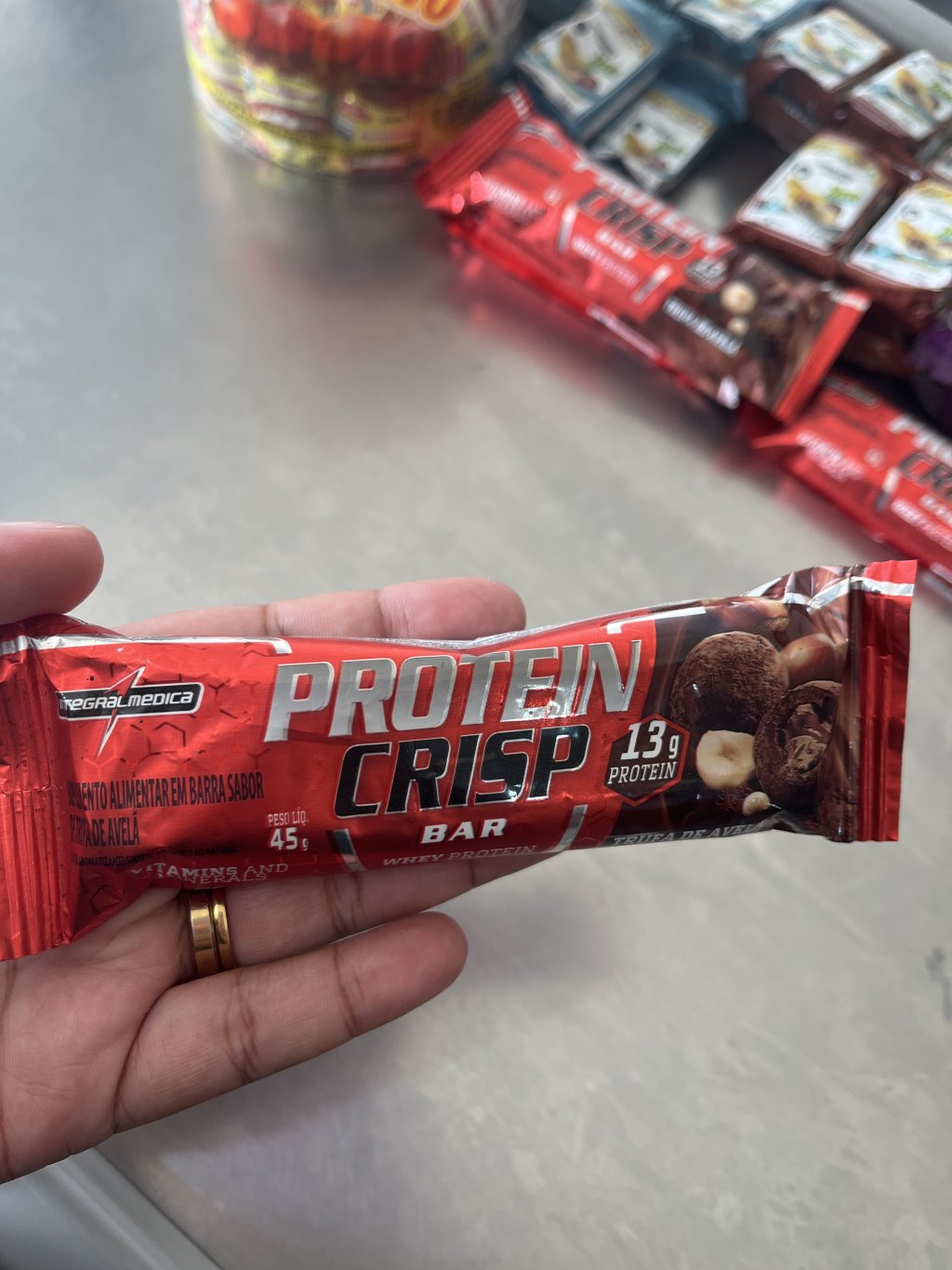 Barra Protein crisp trufa de avelã
