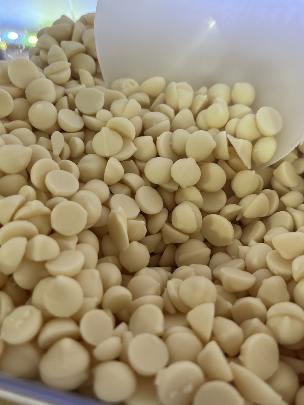 Gotas chocolate branco 