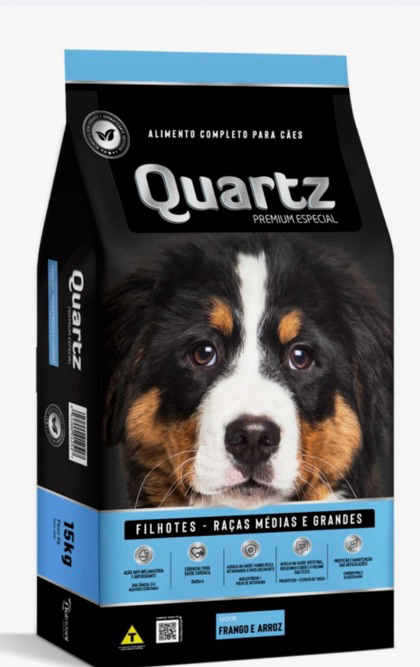 R. CAES QUARTZ FILHOTE RACAS MEDIAS / GRANDE 15 KG