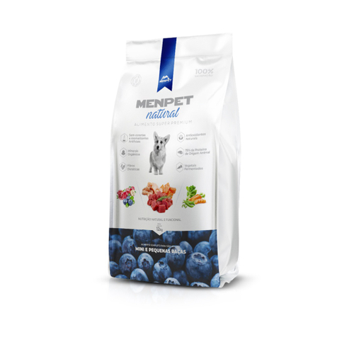 MENPET SUPER PREMIUM NATURAL MINI E PEQ RACAS ADULTOS 12 KILOS