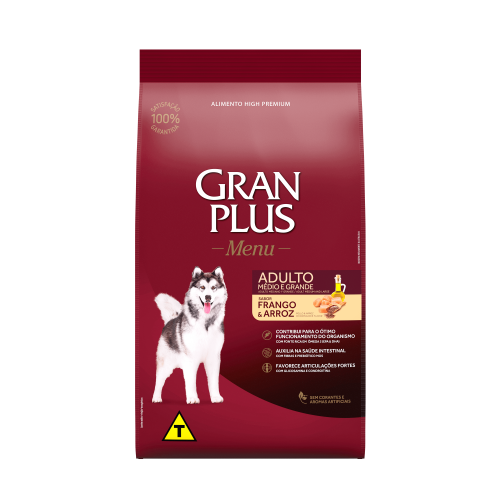 GP MENU CAO ADT MG FRANGO/ARROZ SC 15 KG