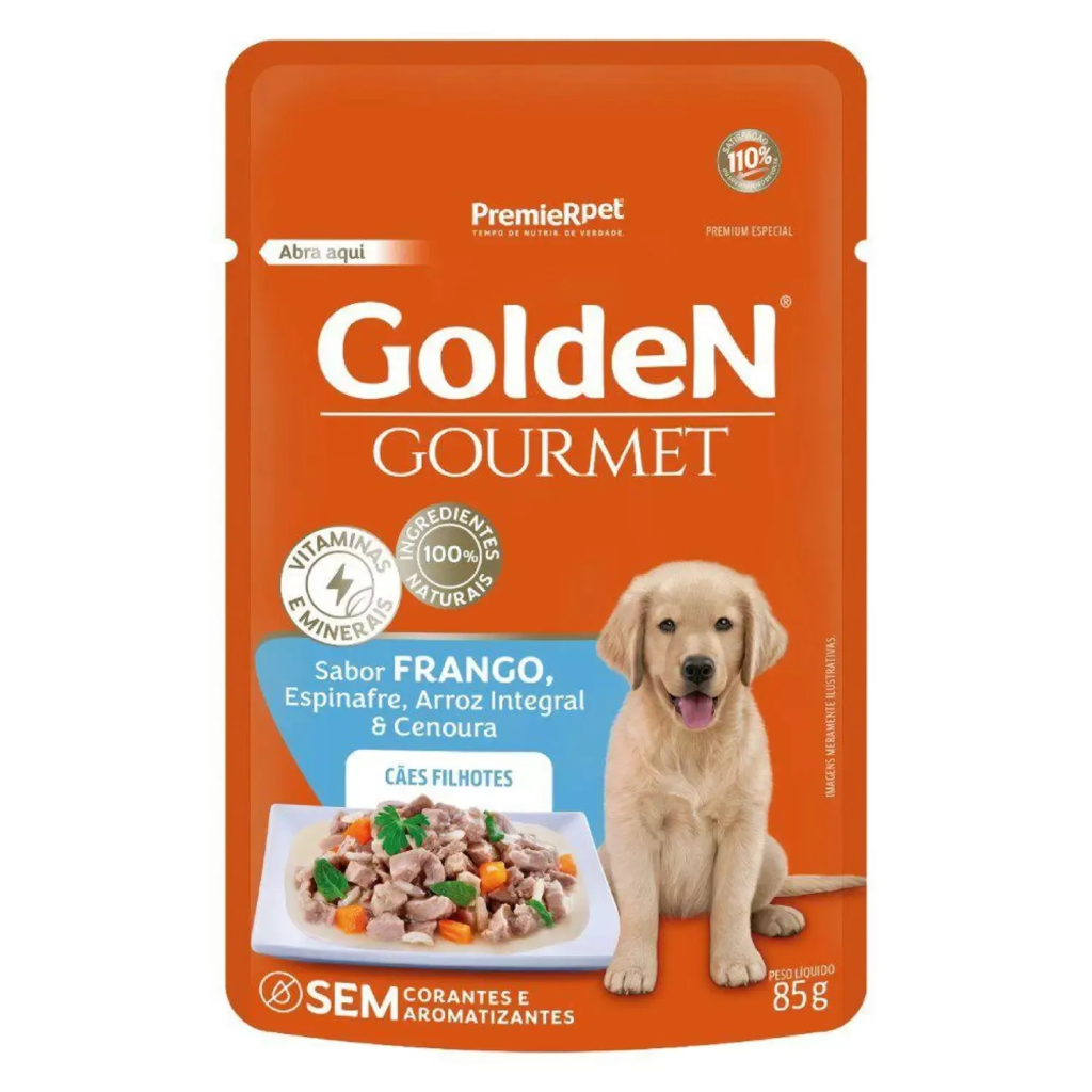 GOLDEN GOURMET CAES FIL FRAN 85 G