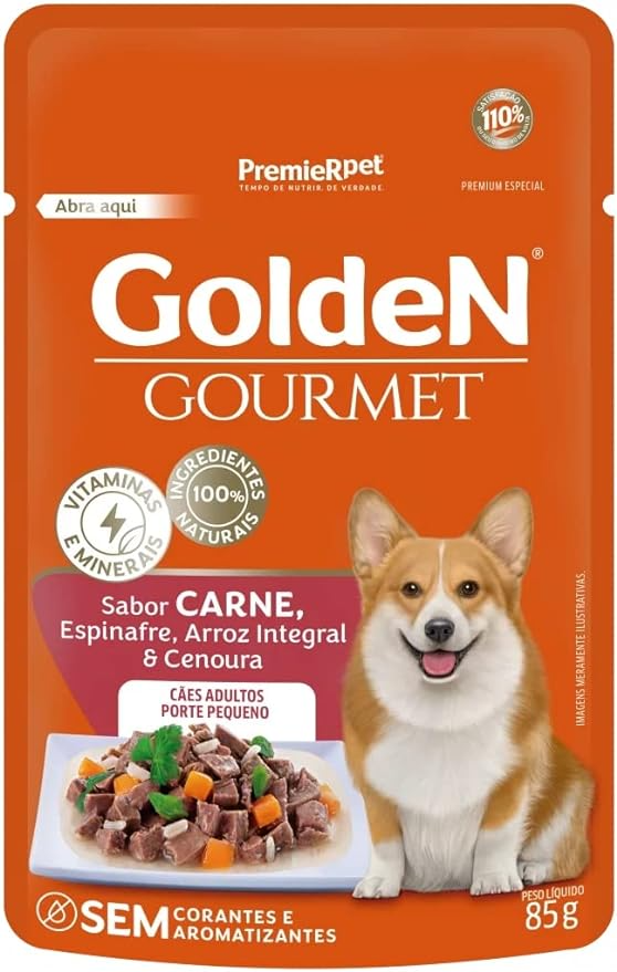 GOLDEN GOURMET CAES AD PEQ PORTE CARNE 85 G (20 UN)