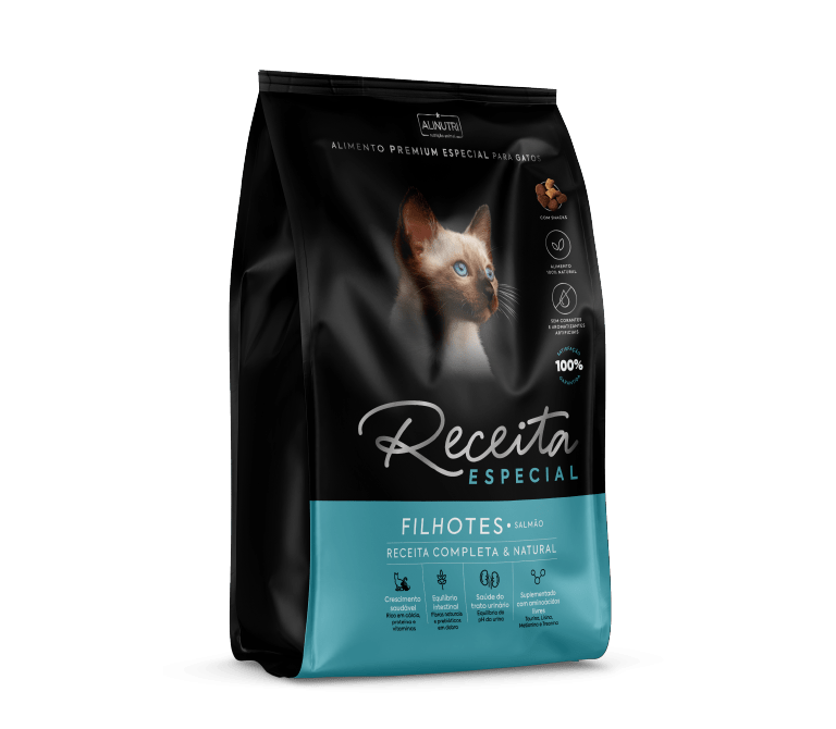 RECEITA ESPECIAL PE GATOS FL SALMAO 1KG