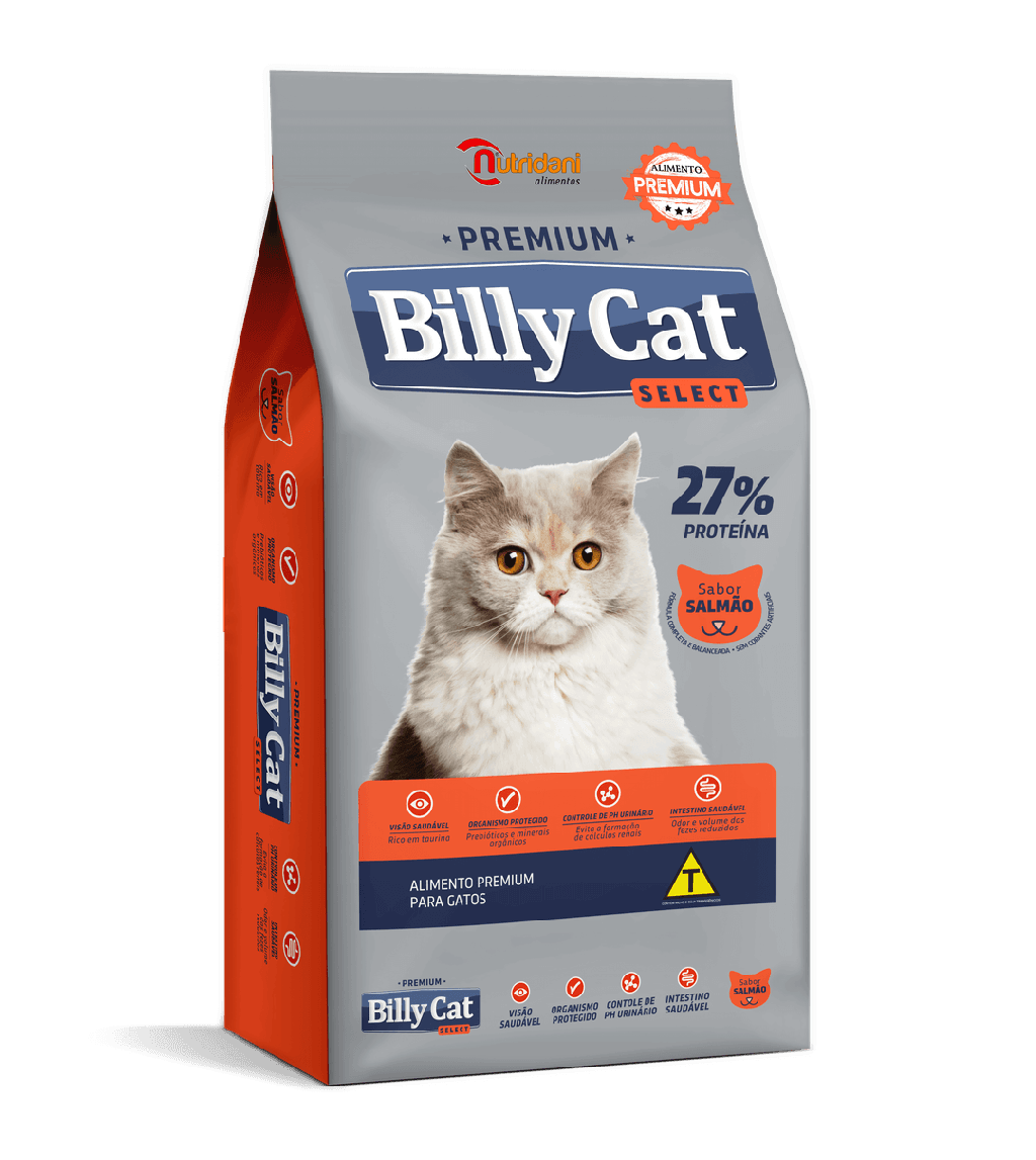 R. GATOS BILLY CAT SELECT SALMAO 15 KG