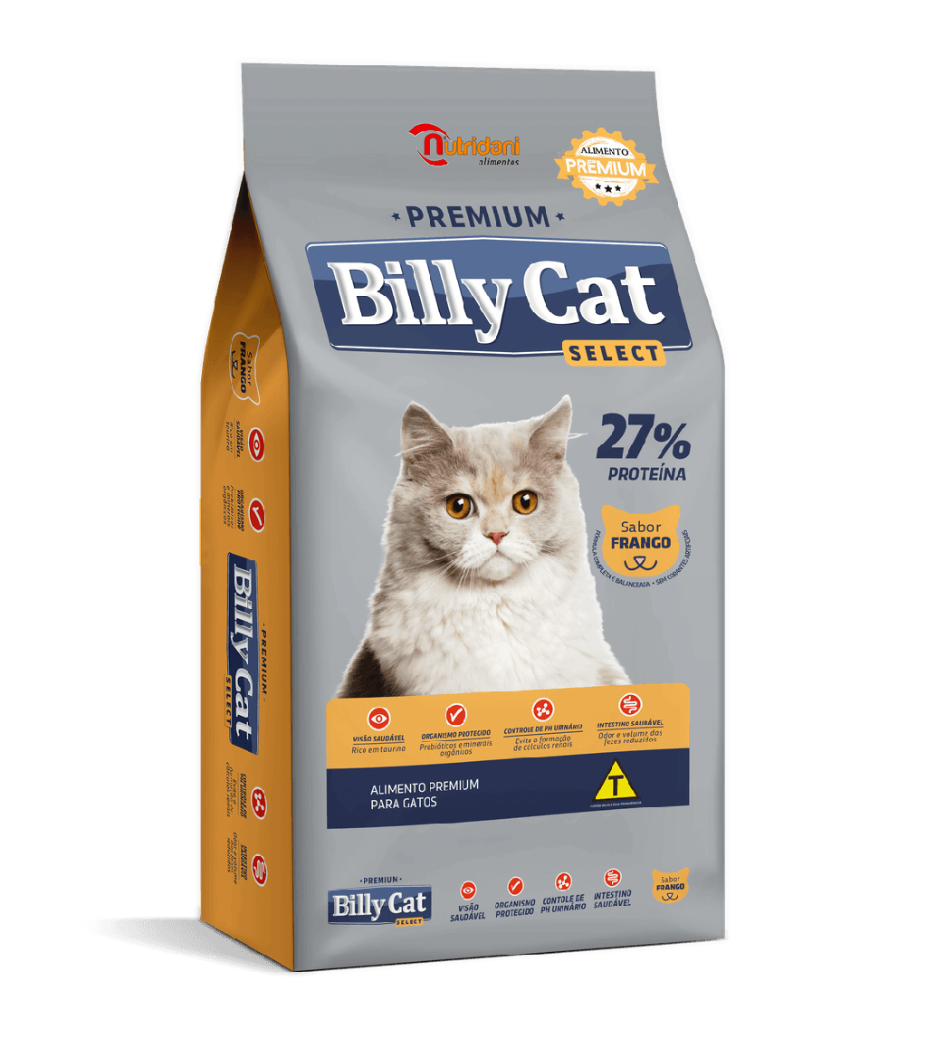 R. GATOS BILLY CAT SELECT FRANGO 15 KG