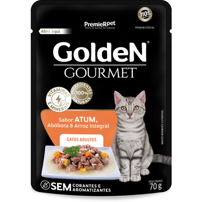 GOLDEN GOURMET GATOS AD ATUM 70 G (20 UN)
