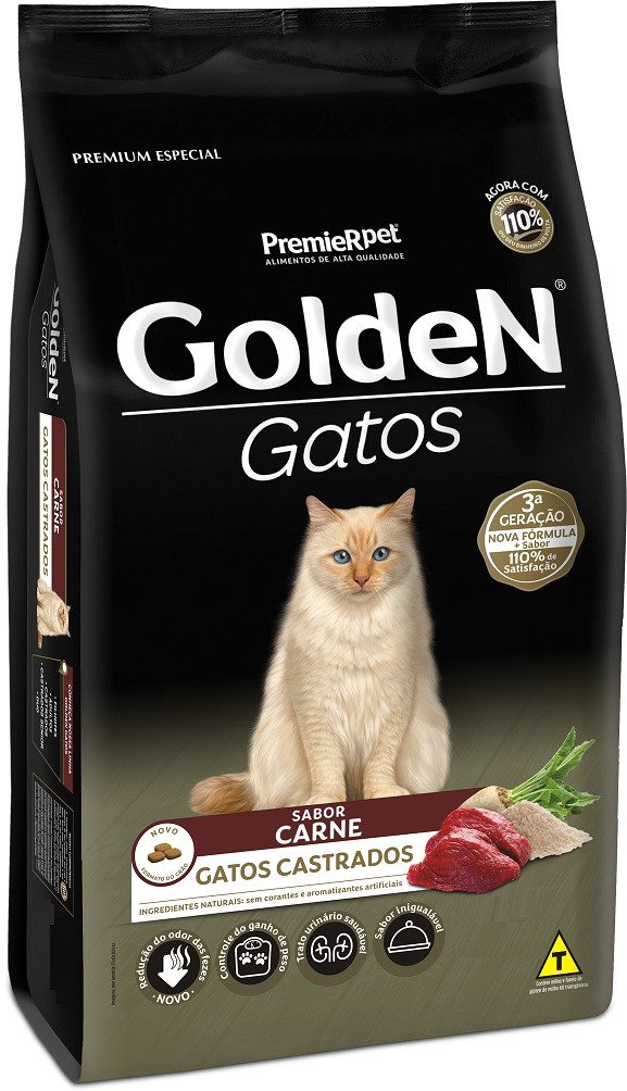 GOLDEN FORM GATOS AD CAST CARNE 10,1 KG