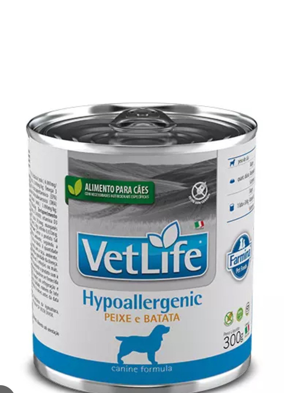 WET VET NAT CANINE HYPOALLERGENIC PEIXE 0,3KG