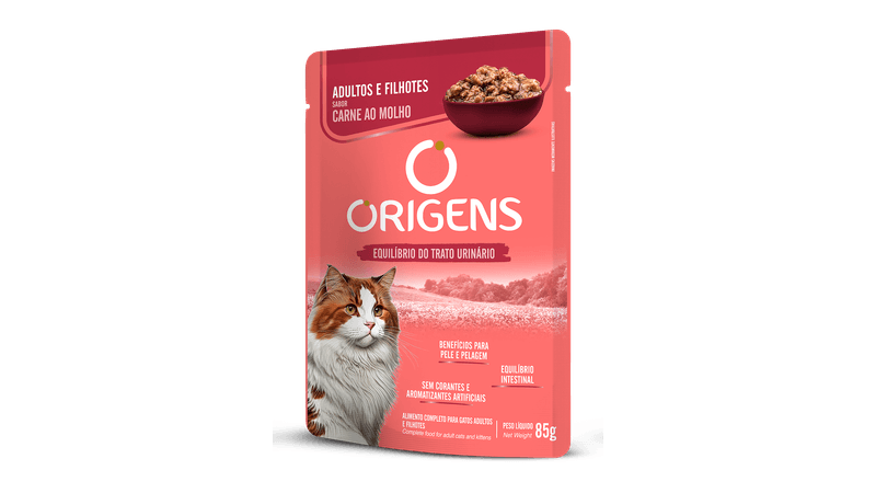 SACHE ORIGENS GATO AD/FILH 18X85G