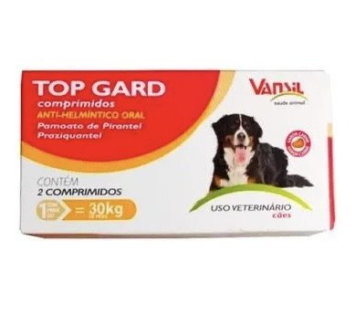 VERMIFUGO TOP GARD 1980MG 30KG VANSIL PET(E)