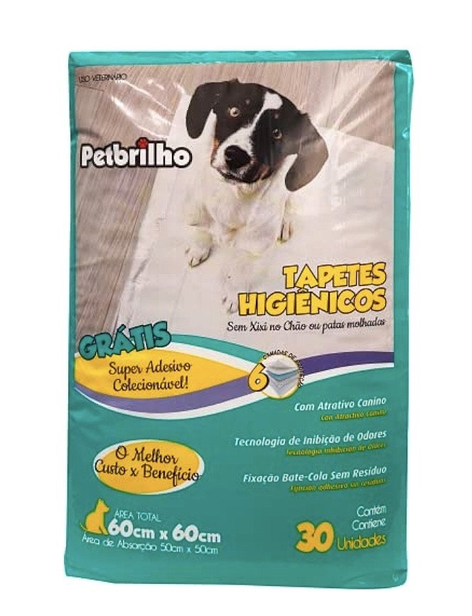 TAPETE HIGIENICO PETBRILHO 30 UND