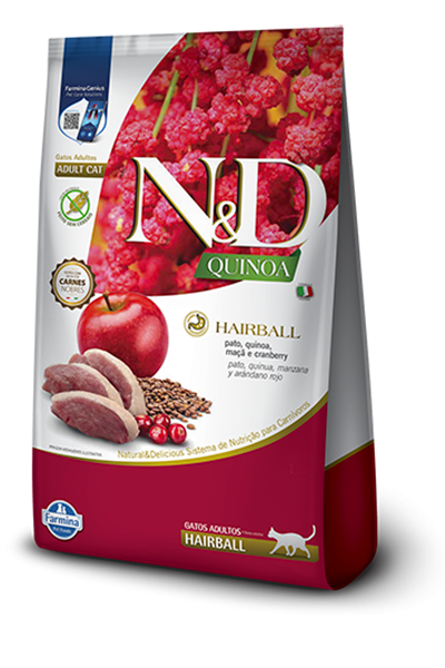 ND QUINOA FEL AD HAIRBALL 1,5KG