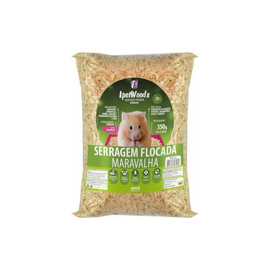 SERRAGEM MARAVALHA FLOCADA 350G IPET WOODS