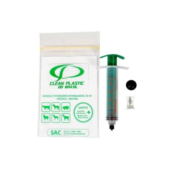 SERINGA VET.CLEANPLASTIC 25ML