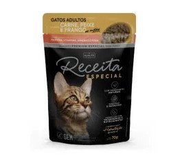 SACHE UMIDO REC ESP PE GATO AD CAS CAR FRA 15X70GR